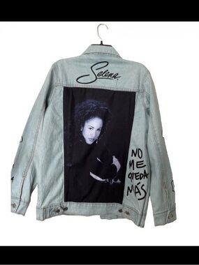 Light Wash Denim Jacket Selena Jean jacket with Selena funko pop